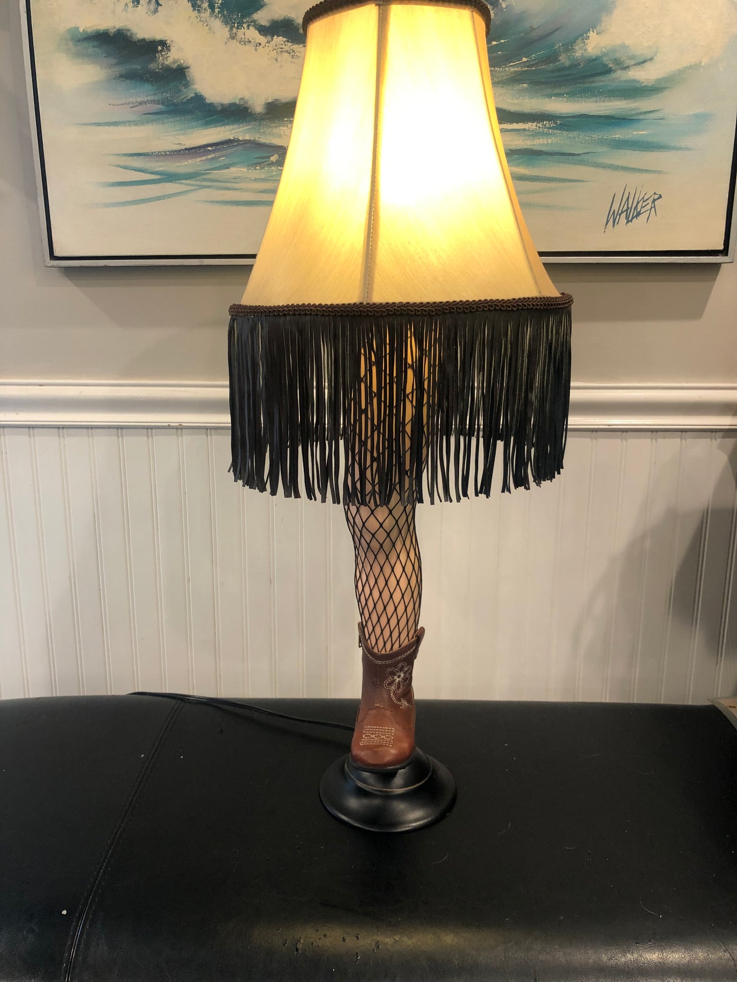 Cowgirl Leg Lamp